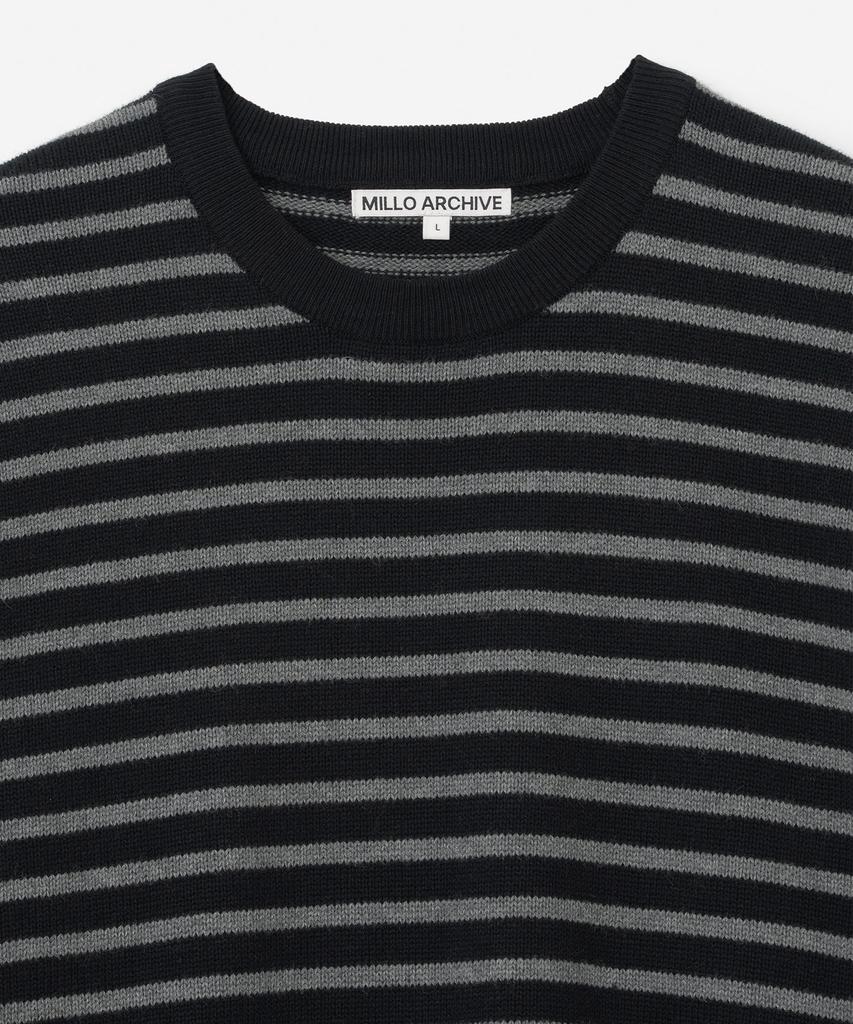 MILLO ARCHIVE Heritage Nixon Striped Knit [Stripe Black]