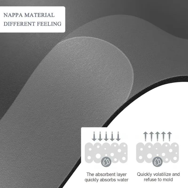 Diatomaceous Earth Bathroom Mat High Water Absorption Anti Slip Quick Drying Soft Floor Mat Bathroom Shower Bedroom Kitchen RV