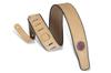 Levy's Leathers Signature Series Suede Guitar Strap MSS3-TAN Decorative Piping Standard
