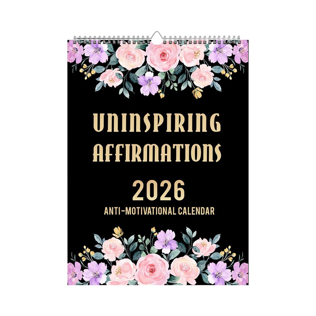 Self Affirmation Calendar, Female Power Creative Wall Calendar