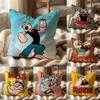 P-Popeye the S-Sailor Cushion Cover Multi-Scene Pillow Cover for Home & Car - Reversible, Soft & Durable for Daily Use