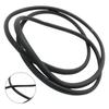 Black Rubber Sunroof Glass Gasket 70200-TR0-A02, Replacement Weatherstrip Trim for Aged Roof Glass Edge, Dust Blocking Help, and Trim Care