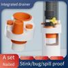 Washing Machine Floor Drain Pipe Tees Pipe Drainpipe Connector Floor Drain Adapter Sewer Elbow Pipe Tees Joint Connector