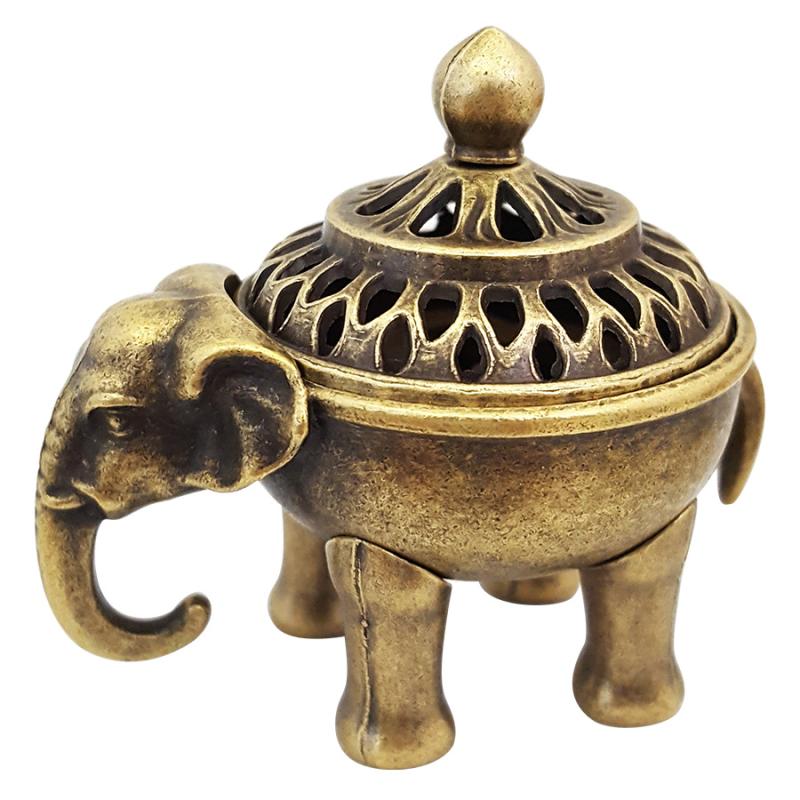 

Слоник Удачный Подставка для благовоний Металлическая Чаша для благовоний Лотос Держатель для благовоний С ручкой Йога Медитация Домашний декор Древний стиль