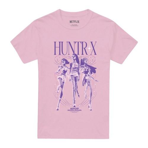 K-Pop Demon Hunters Unisex Adult Huntrix World Tour Poster T-Shirt
