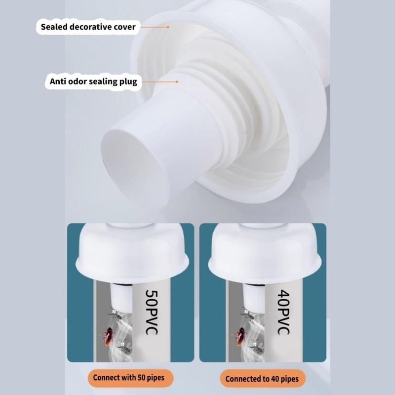 Lavandino Scarico Lavabo Idraulico Tubo di Scarico Flessibile Universale Tubo Flessibile per Scarico Lavandino Sifone Lavandino Filtro Lavandino Tubo di Scarico
