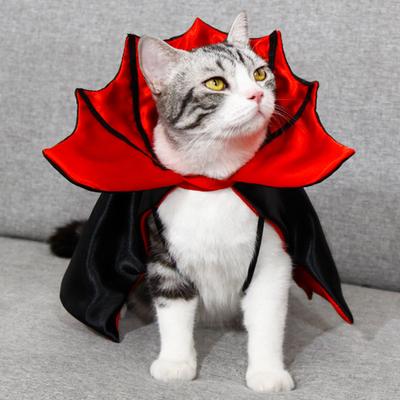 Roztomilý netopýří plášť pro psy kočky upíří plášť kočičí psí kostým strašidelná párty domácí mazlíček cosplay transformační outfit
