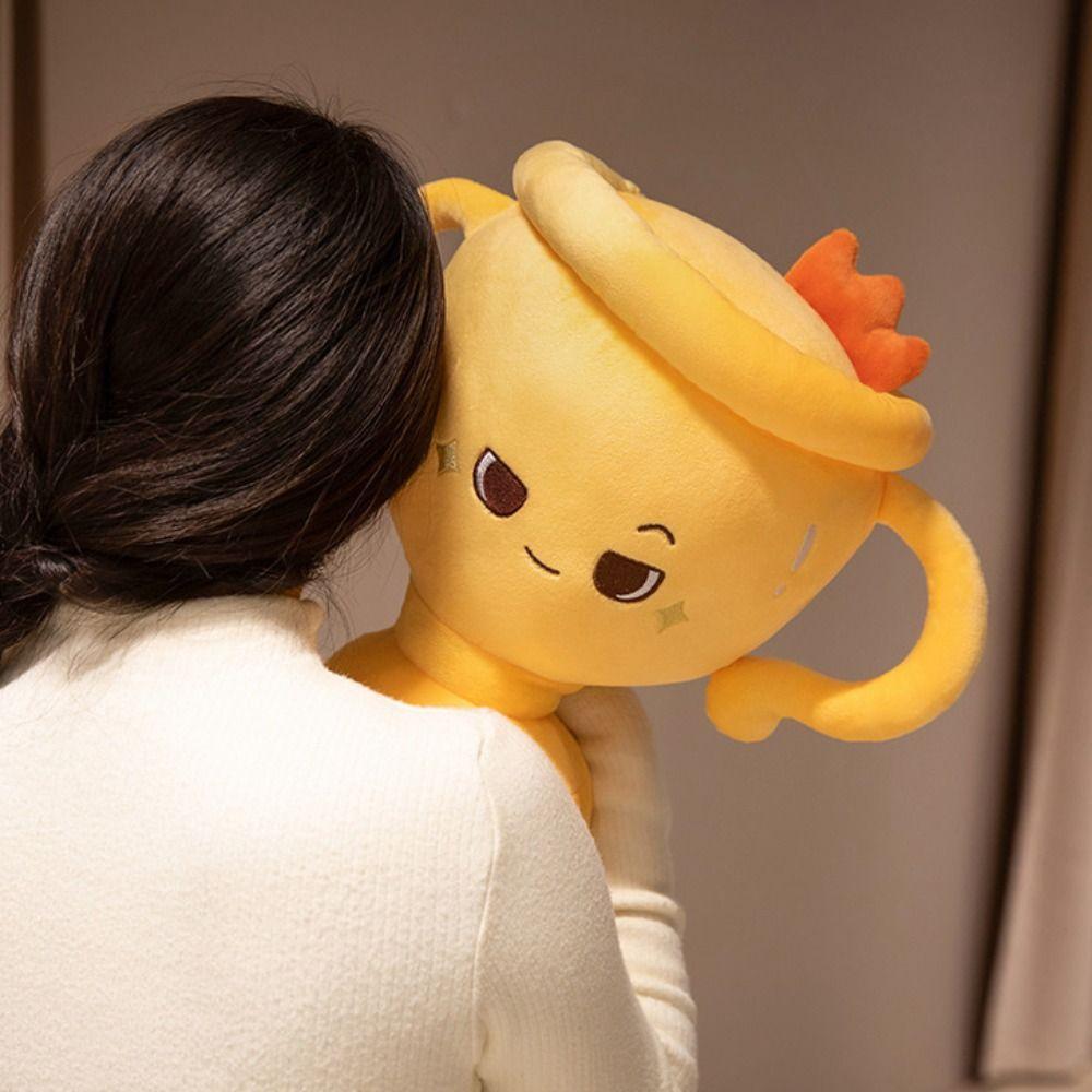 Simulation Trophy Shape Plush Doll PP Cotton Stuffed Animal Plush Toys  New Year