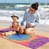 1PC Mandala Pattern Beach Towel for Abuela Abuelo Mama Papa Festival Day Birthday Quick-Dry Towel For Bath Yoga Tourism Swimming