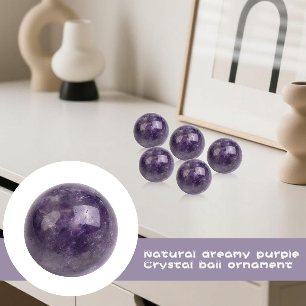 Natural Dreamy Amethyst Ball Amethyst Stone Polished Home Decoration