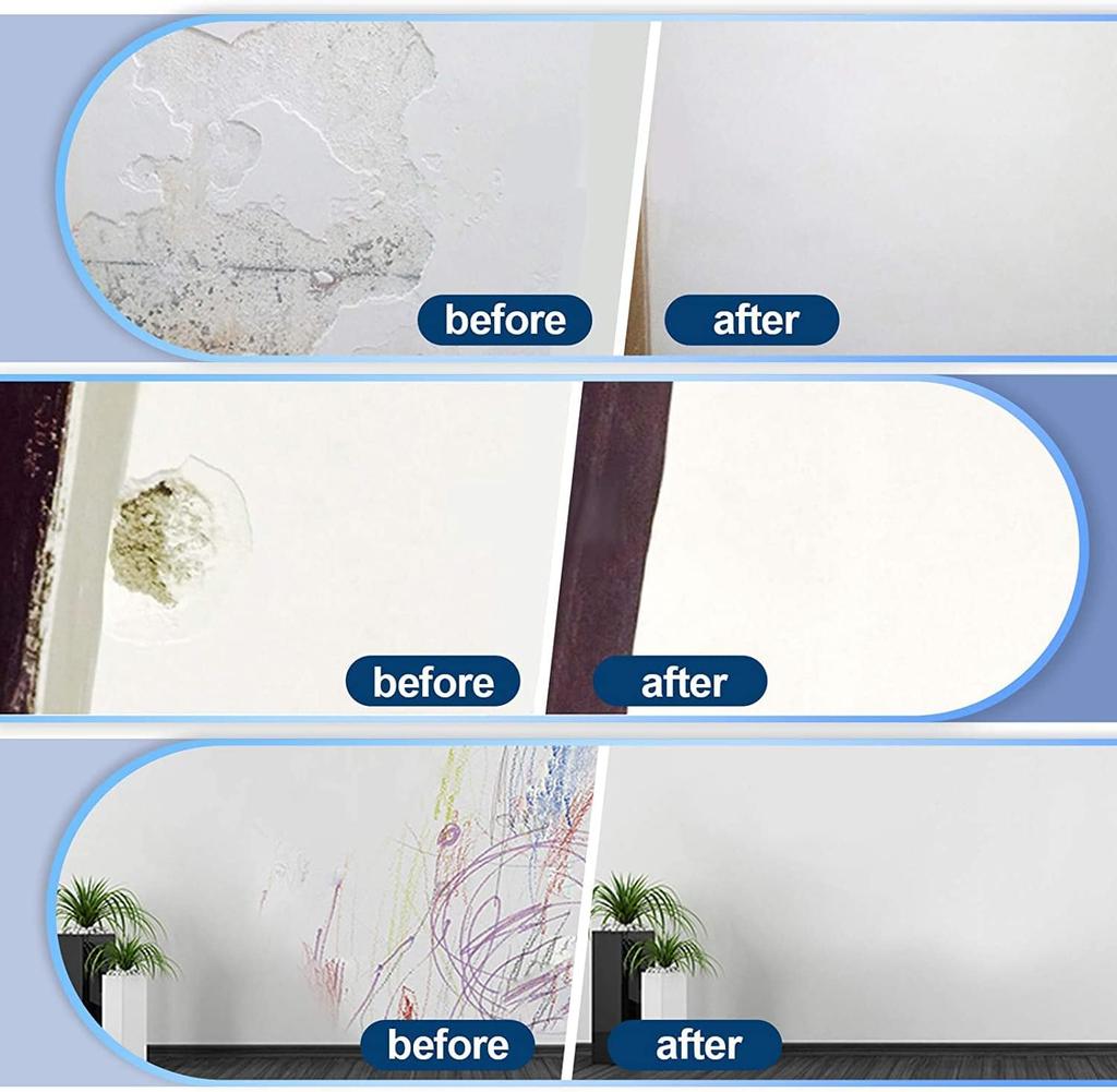 Wall Mending Agent Wall Repair Cream with Scraper Strong Adhesion Mouldproof Water Proof Paint for Wall White Wall Restore Kit