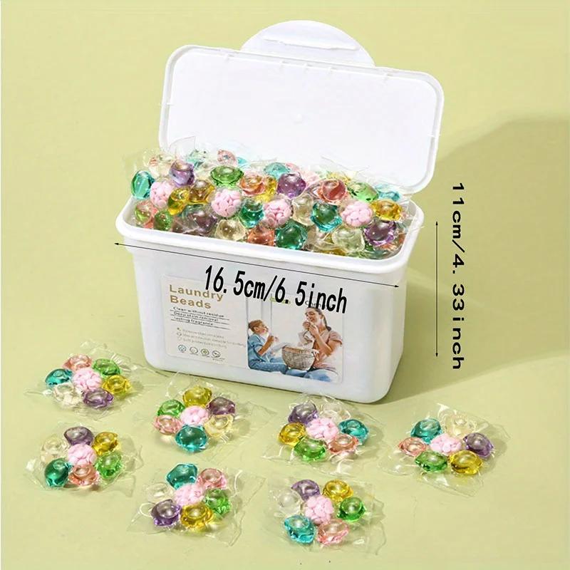 7 In 1 Fragrance Multi-purpose Strong Detergent Sweat Removal Cleaning Concentrated Laundry Detergent Beads Softener Gel