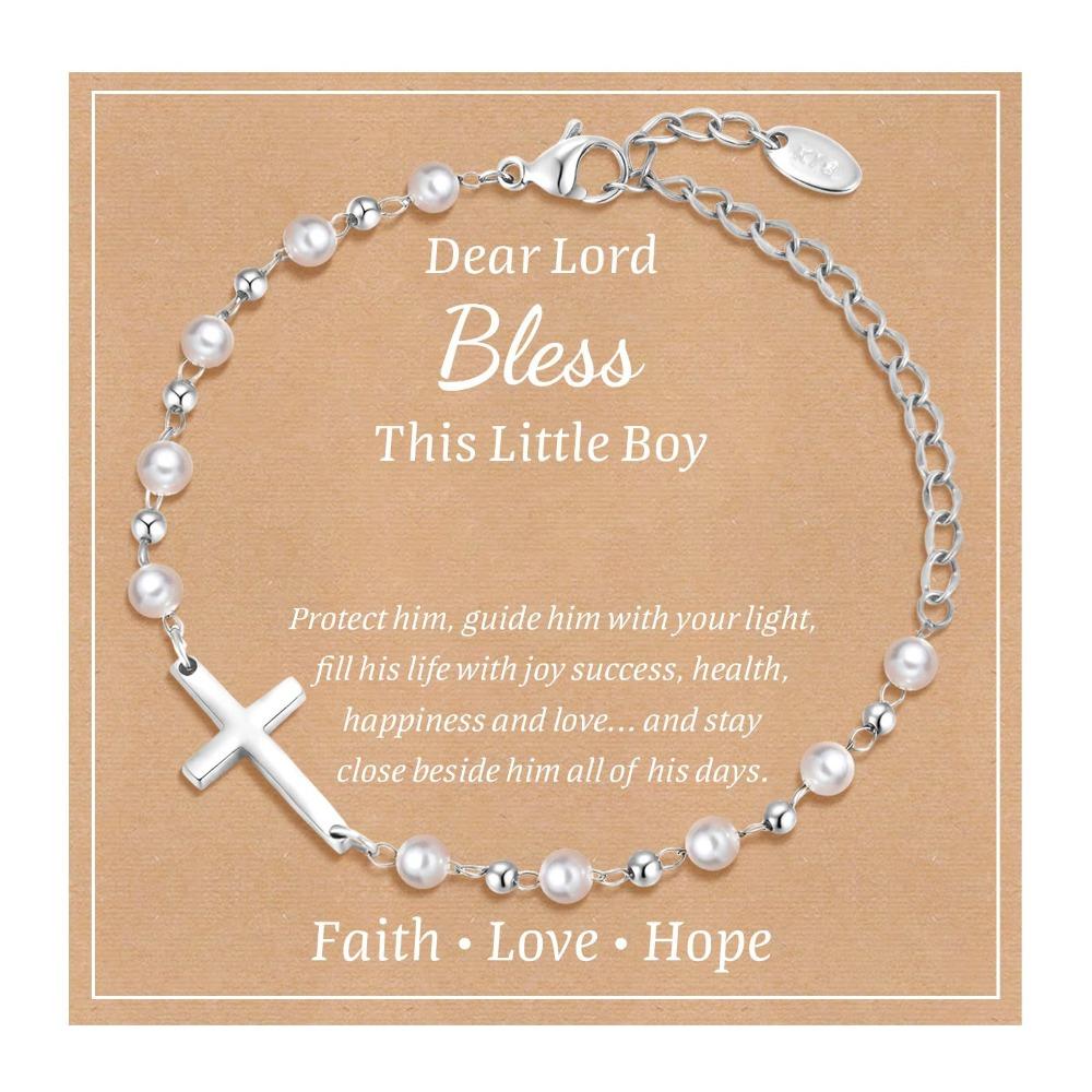 4mm Pearl Pearl Bracelet Adjustable Women's Jewelry New Cross Chain Bracelet Daily Wear