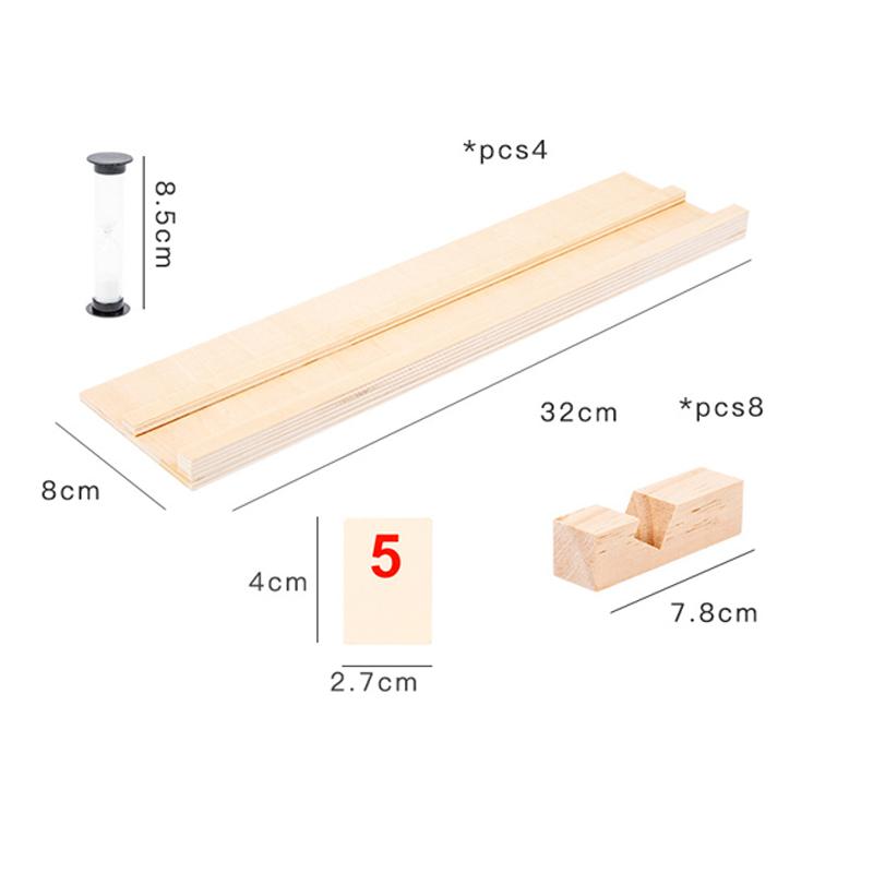 Placă clasică din lemn cu mișcare rapidă 2-4 persoane Mahjong Digital Home Family Party Game Versiune de călătorie