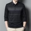 Long-sleeved T-shirt Men's POLO Shirt Thin Single-wear Top Spring and Autumn Bottoming Shirt New T-shirt Men's T-shirt