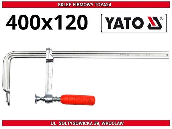 Carpenter's clamp, forged 400x120 mm YT-6407 YATO