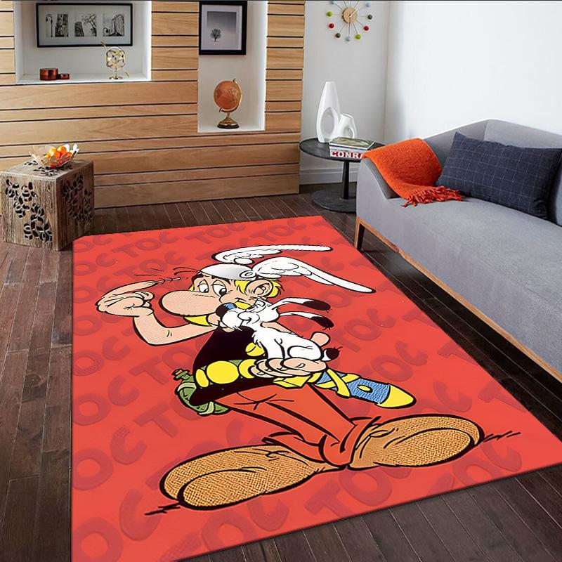Asterix Friends  Carpet, Kitchen Rugs, Yoga Mat, Non-Slip Mats, Rug for Bathroom, Living Room Bedroom, Camping Rugs Christmas Gift