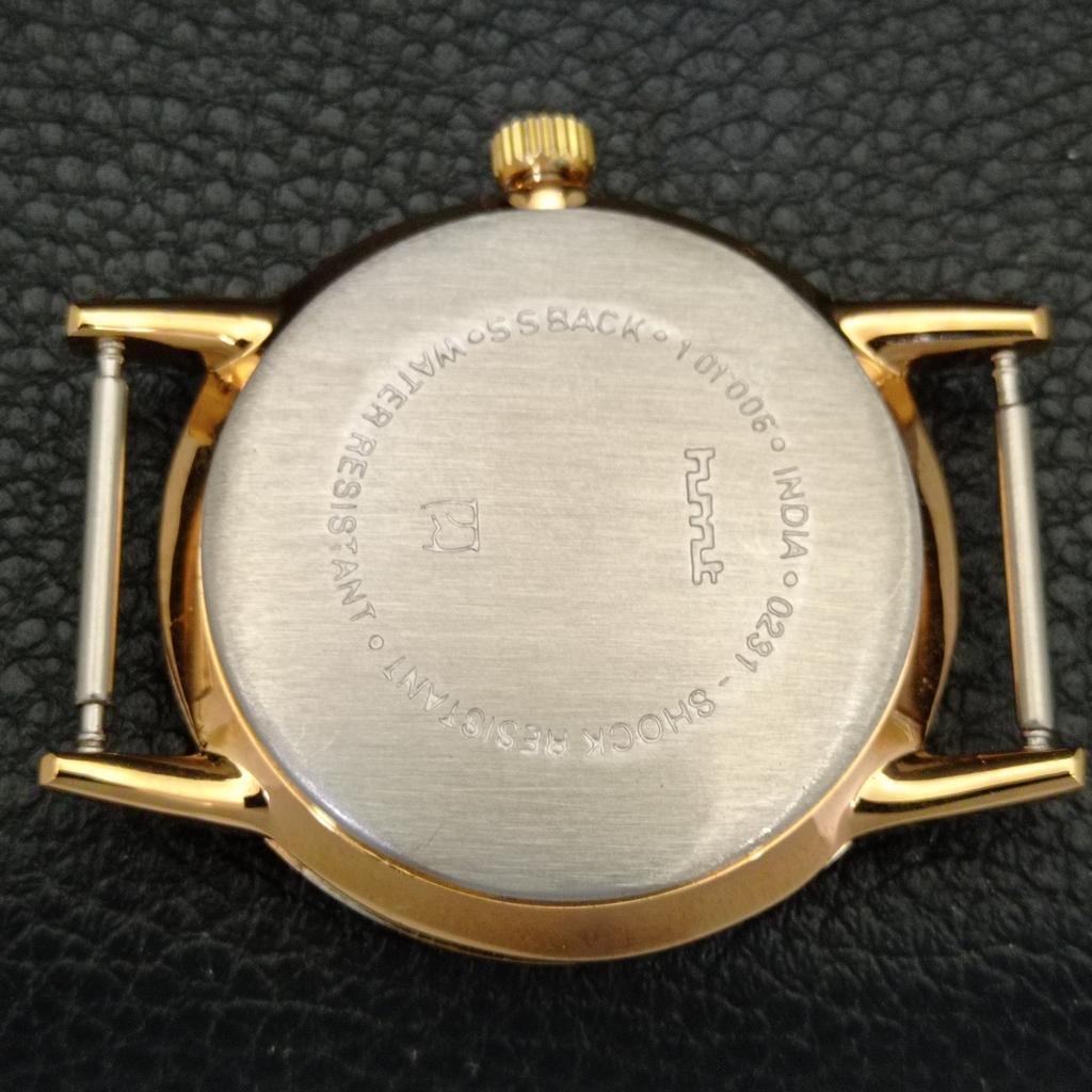 VINTAGE HMT SONA HAND-WINDING INDIAN MENS PINK COLOR DIAL WATCH A702085-5 R208-a702085