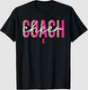 Football Cheer Coach Pink Ribbon Breast Cancer Awareness T-Shirt Unisex T-Shirt