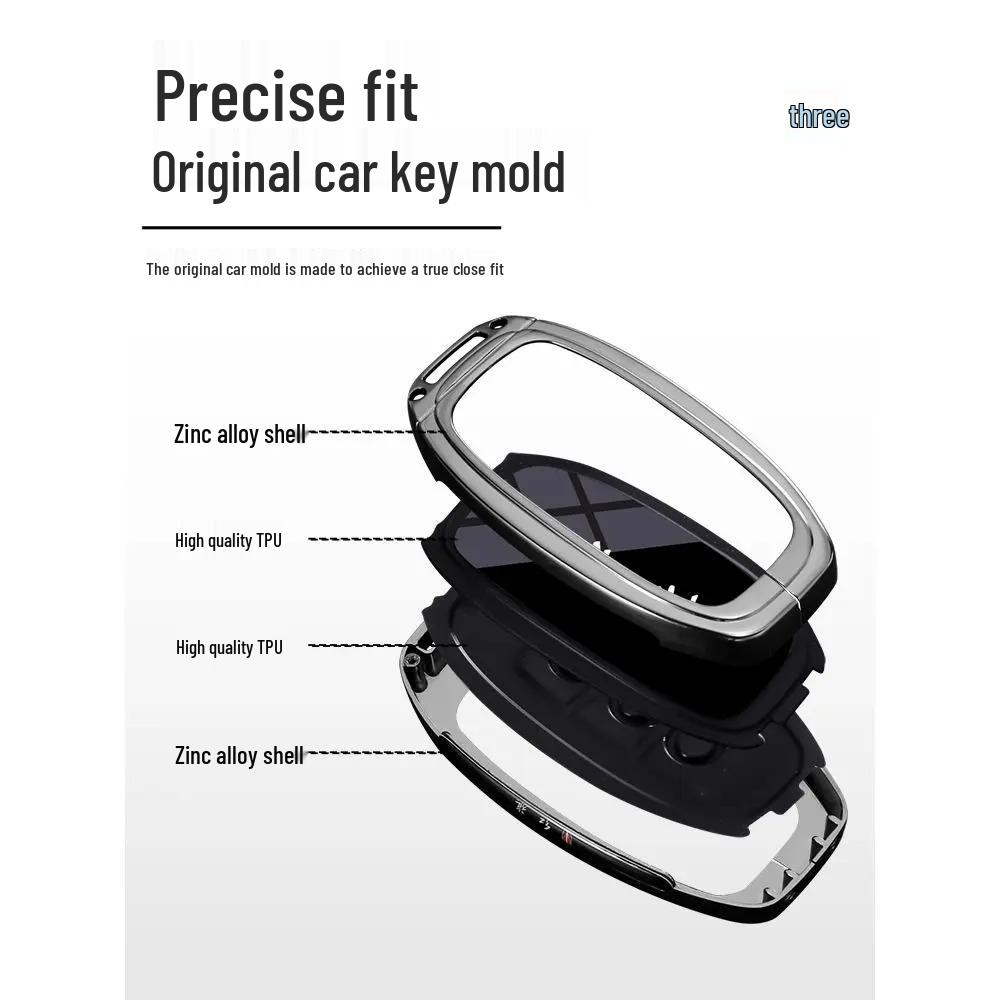 2025 Hongqi H5 Key Case: Classic Style Luxury Car Accessory for Men & Women