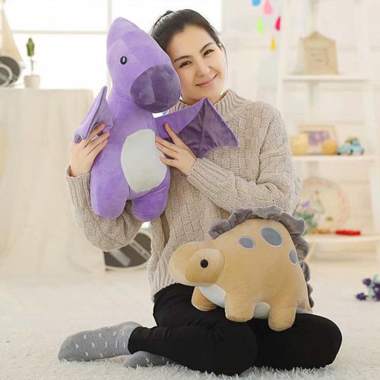 30/50cm Plush Dinosaur Doll PP Cotton Filling Fluffy Cute Animal Doll Plushie Accompany Throw Pillow Stuffed Tyrannosaurus Rex Children Plush