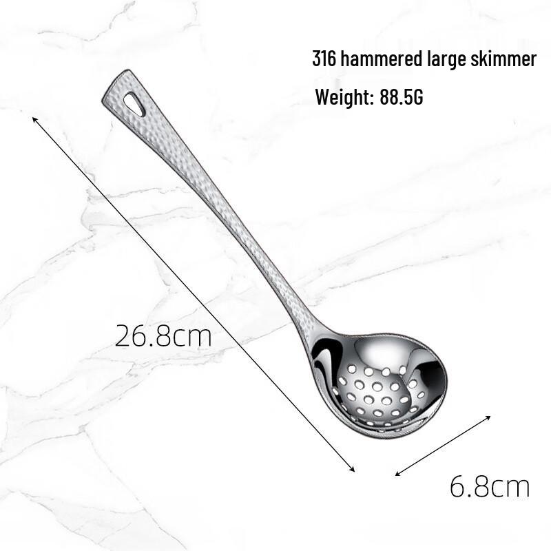 Набор ложек-сито Wutuo из нержавеющей стали с чеканкой