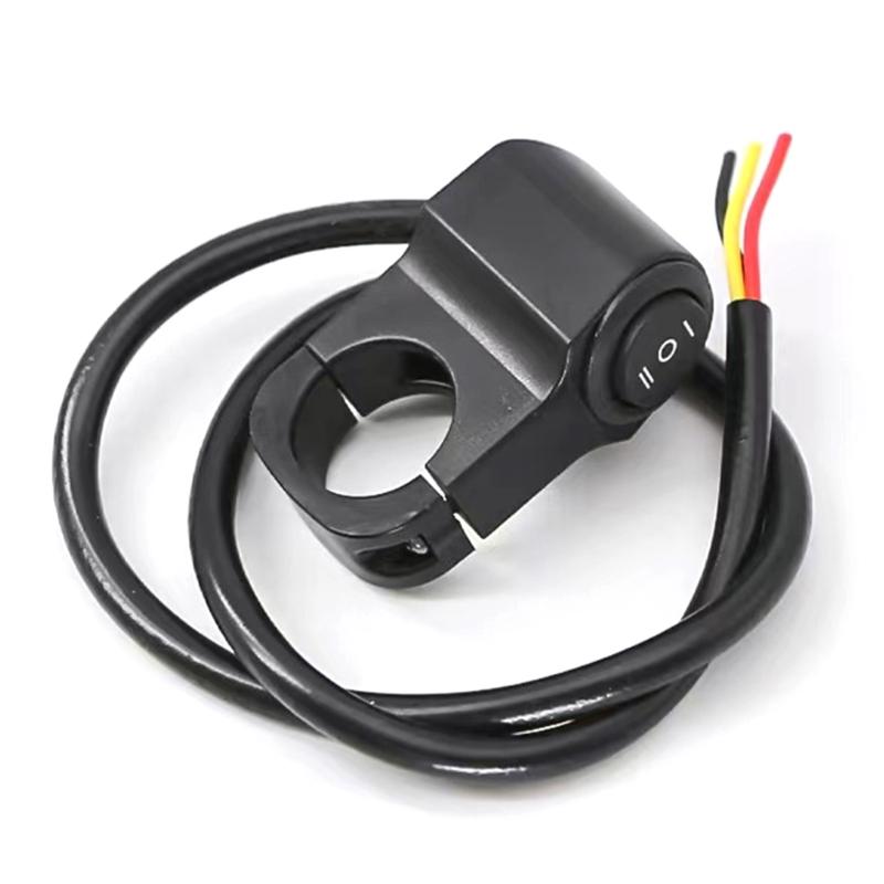 Mini-Fahrlicht Ein/Aus-Schalter Wasserdicht für Roller Motorräder Mit Überlastschutz und Montageclip