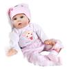 55cm Reborn Doll: Half Silicone, Soft Cotton Body, Realistic Baby Girl Gift