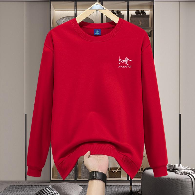 2025 Autumn American Style Heavyweight Men's Bird House Hoodie - Velvet Lined, Loose Fit, Round Neck, Long Sleeve, Unisex Winter Wear.