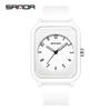 Sanda Korean Style Square Quartz Watch for Men & Women - Luminous, Fashionable Student Design