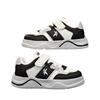 Shuangxing Boys' Waterproof Leather Skate Shoes - 2025 Spring/Autumn Trendy Low-Top Sports Sneakers