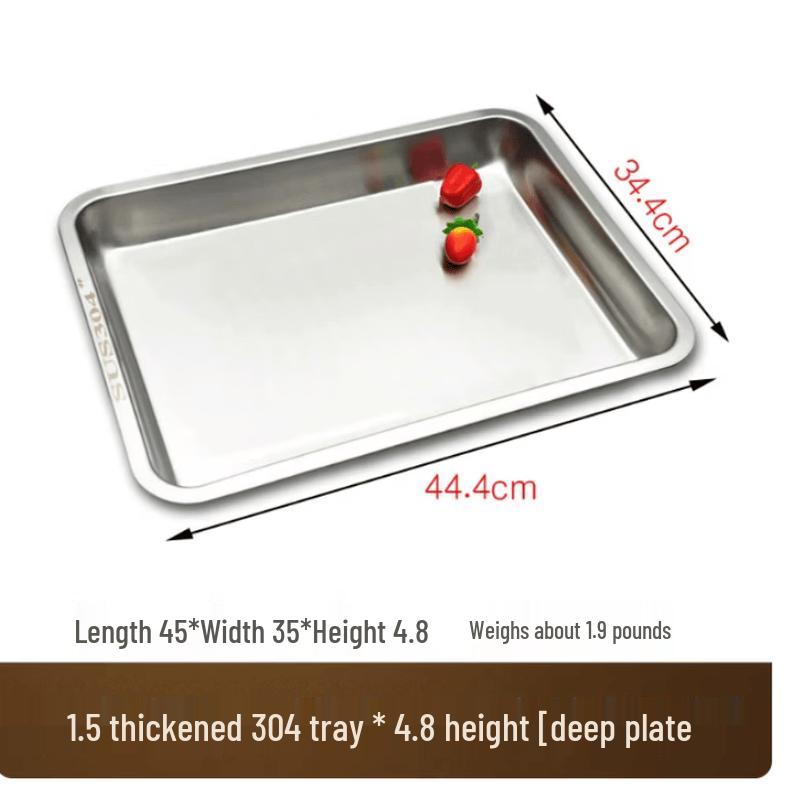 SIEZYOL Commercial 304 Stainless Steel Deep Steaming Tray