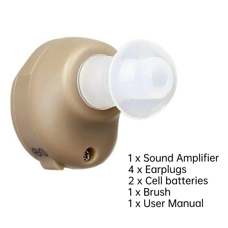 Invisible Mini In Ear Digital Hearing Deaf Aid Sound Voice Amplifier Enhancer