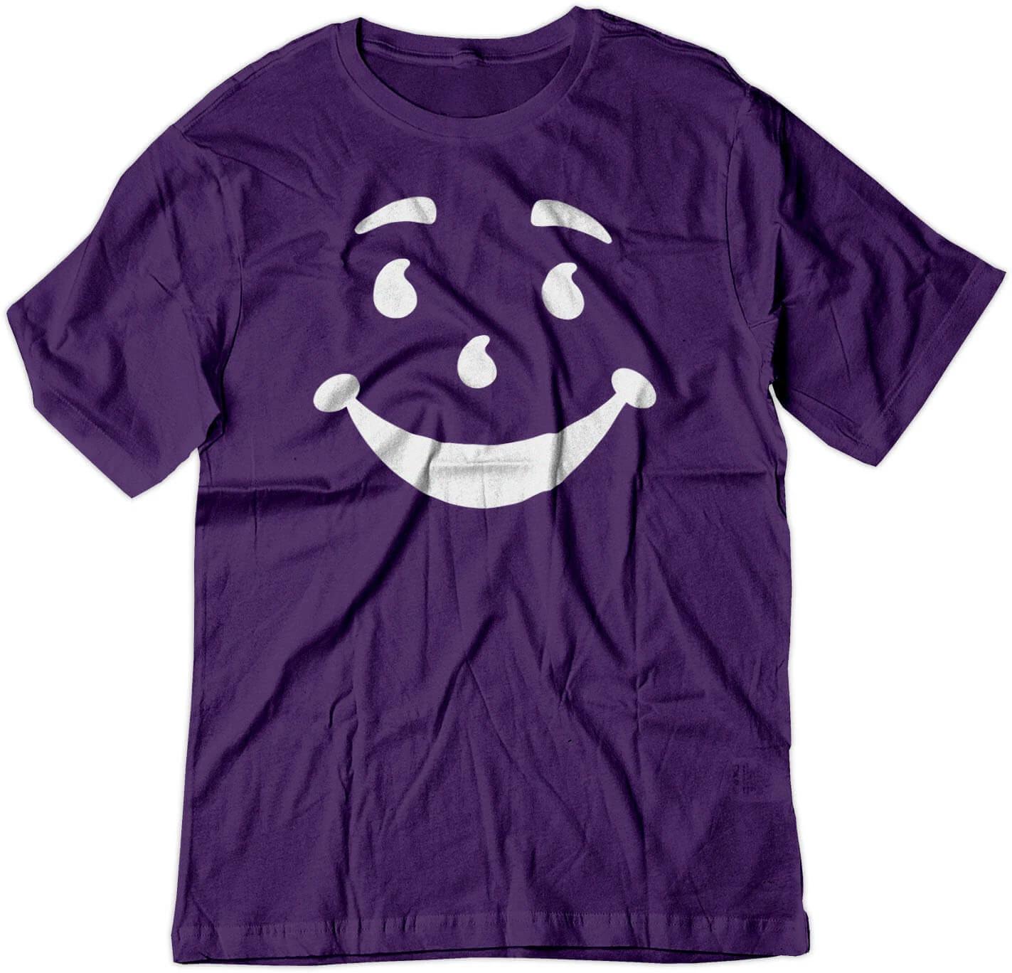 BSW Youth Cool-Aid Man Face Oh Yeah! Juice Purple XL 3XL