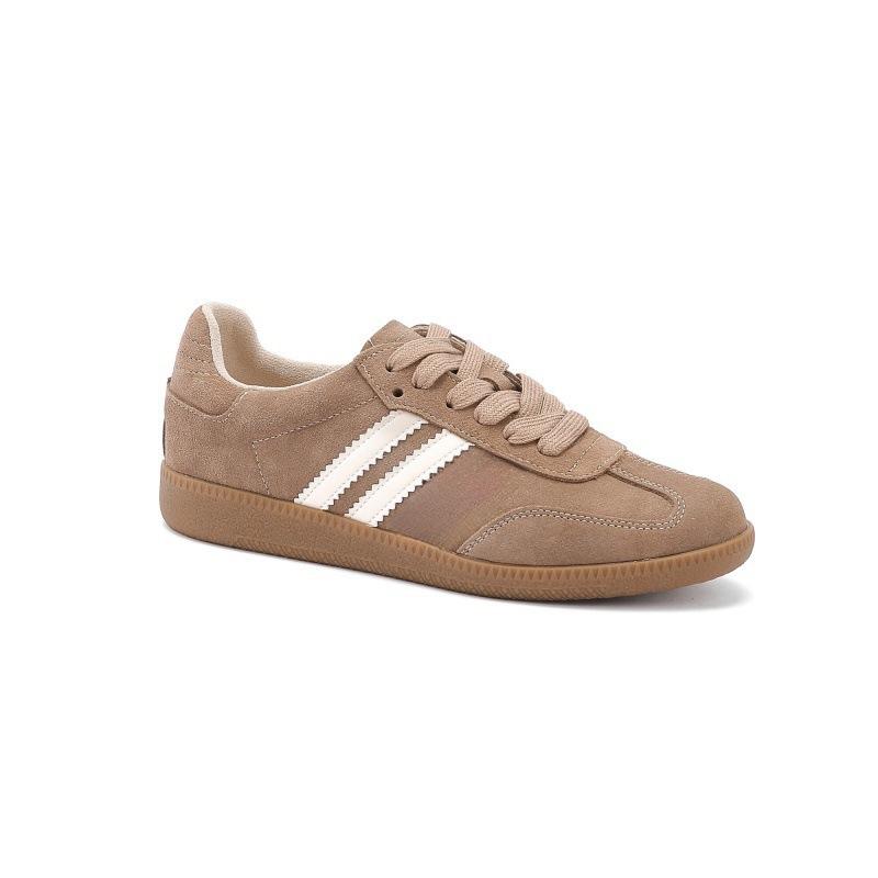 

Cowhide version matte leather women s flat bottom new versatile casual sports shoes soft baseplate shoes 40
