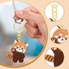 Decorative Red Panda Keychain for Car, Thanksgiving, Birthday, Holiday