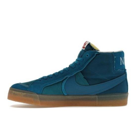 Nike SB Zoom Blazer Mid Premium Plus Teal Gum 2023 - DV5468-300 EU 38 синий
