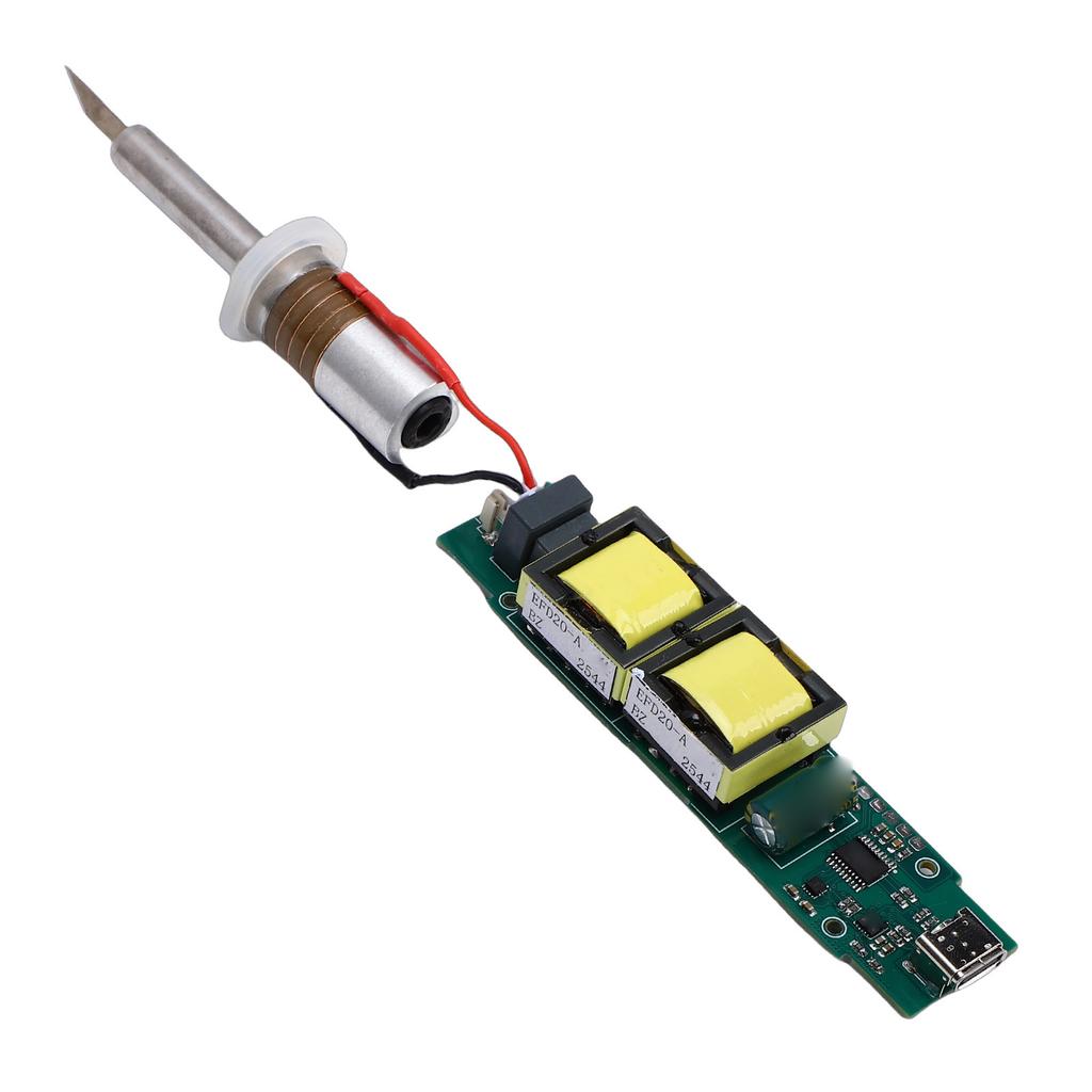 Ultrasonic Cutter Transducer 30W 40KHz Ultrasonic Cutting Tool Transducer Blade with Drive Module for 3D Print Plastic