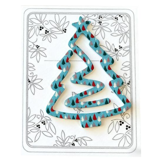 1/3Pcs Christmas Tree Bookmark with Card Tree Shape Acrylic Book Page Marker Clip Decoration Book Lovers Birthday Holiday Gift