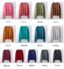 Cozy Autumn/Winter Women's Wool-Blend Brushed Round Neck Long Sleeve Sweater