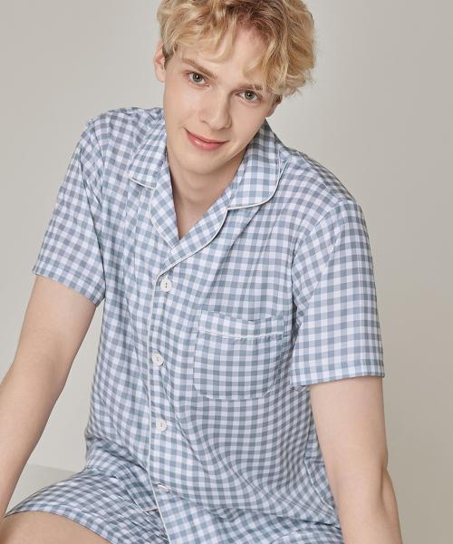 [BYC] Rayon Short-Sleeve Men's Pajama Set [Shipped from Korea] 100% Authentic