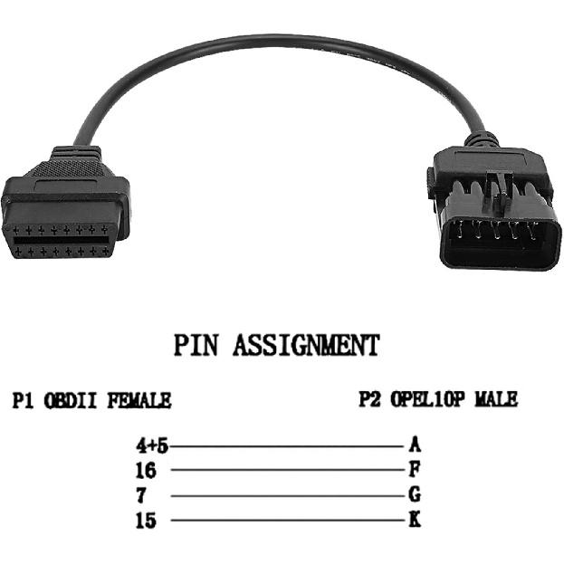 Car Engine Diagnostic Cable Vehicle Diagnostic Adapter Cable Automobile Diagnostic Link Cable for Accurate Diagnostics