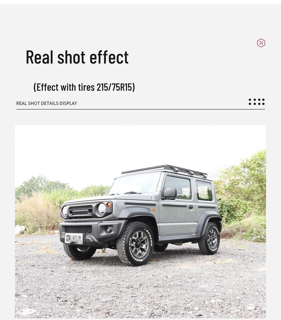 2019-2025 Jimny JB74 Off-Road Mud Flaps & Fender Flares