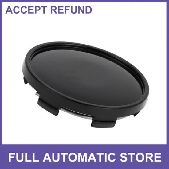 Single Car Wheel Hub Center Caps 62mm 2.44  OD Center Hub Cover Universal Black