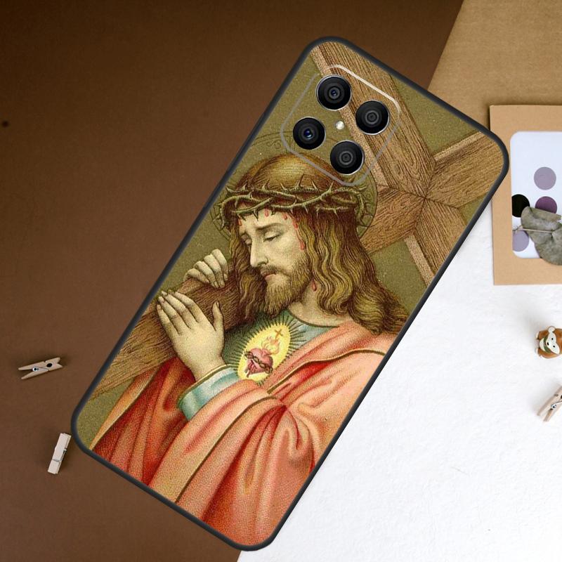 Jesus Cross Case For Honor 70 50 90 Lite Magic 6 5 Pro Cover For Honor X8a X9a X7a X6a X9b X8 X9 X7 8X