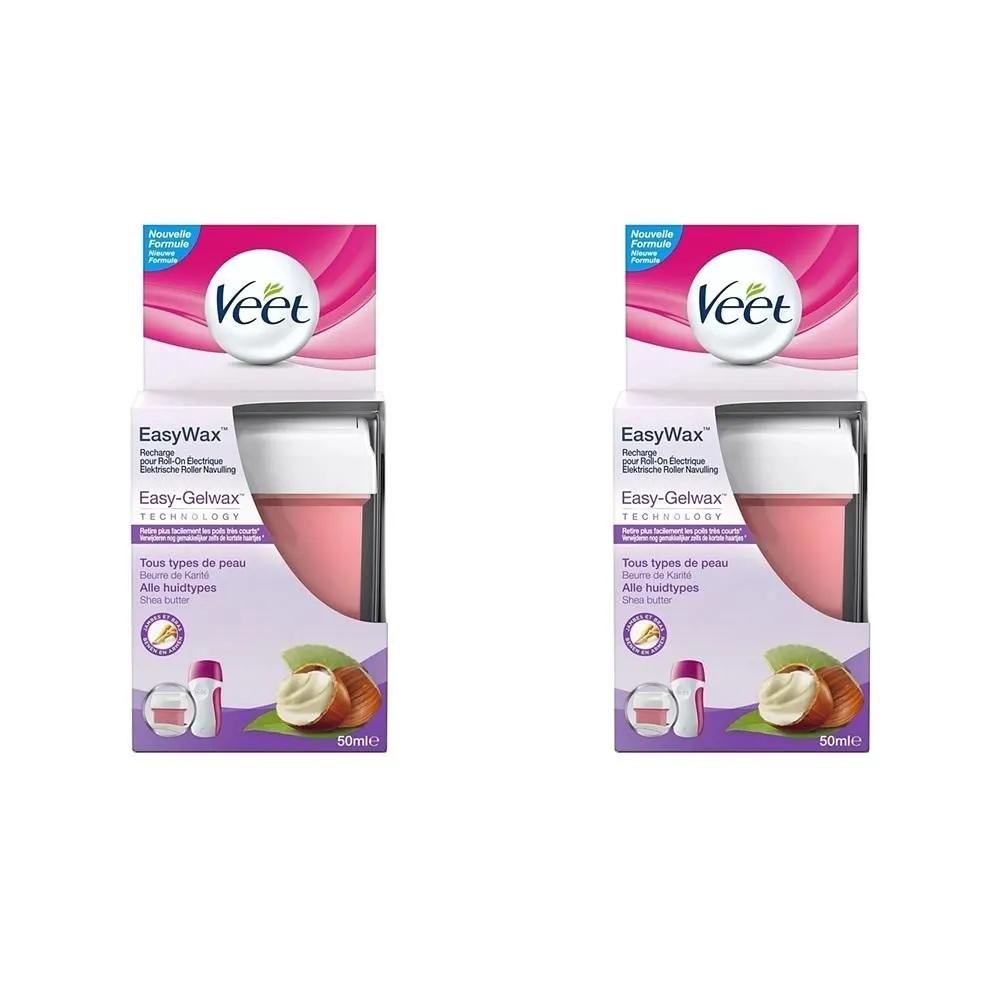 VEET Сменные картриджи для восковой депиляции 50 мл 2 шт. Easy Wax