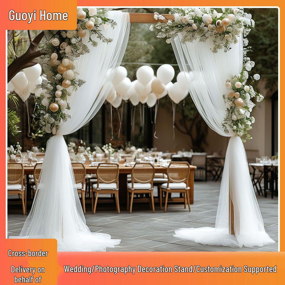 Tenda Esterna per Celebrazione Matrimonio - Garza a Rete per Decorazioni Festa