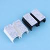 10 Pezzi Proteggi Gambe Sedia a Forma di U 19/22/25mm Antiscivolo Riduzione del Rumore Tappi Gambe Sedia Proteggi Pavimento in Feltro Accessori per Mobili