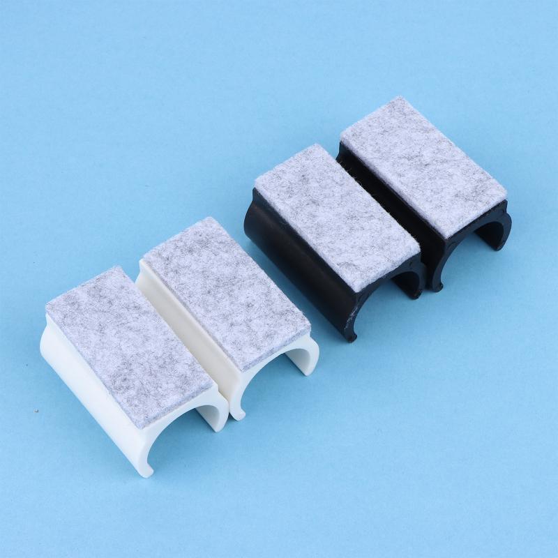 10 Pezzi Proteggi Gambe Sedia a Forma di U 19/22/25mm Antiscivolo Riduzione del Rumore Tappi Gambe Sedia Proteggi Pavimento in Feltro Accessori per Mobili