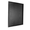 Black Wooden Tea Tray Rectangle Shape Solid Wood Tray Wooden Serving Tray  Tea Serving